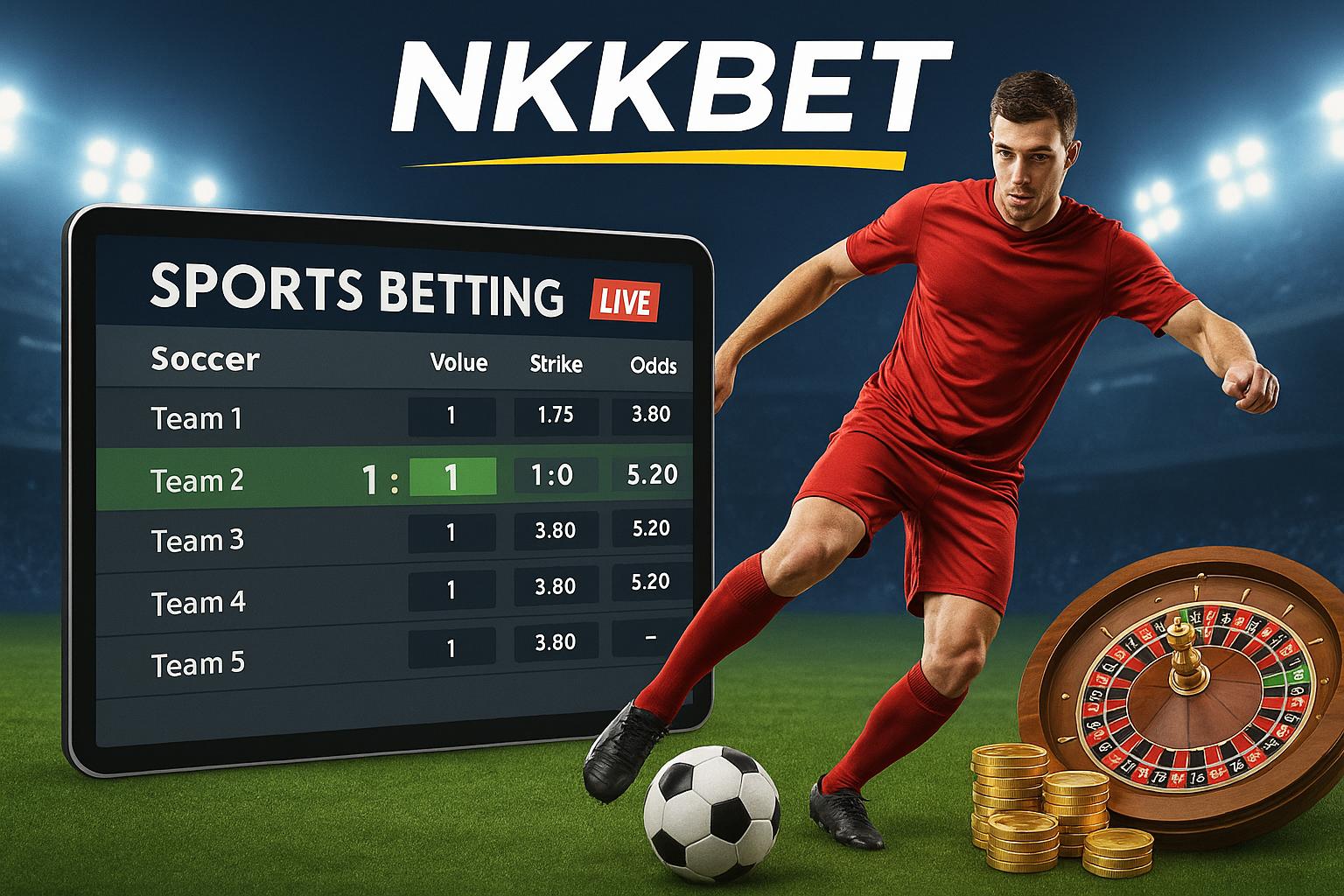 Apostas esportivas no cassino online NKKBET