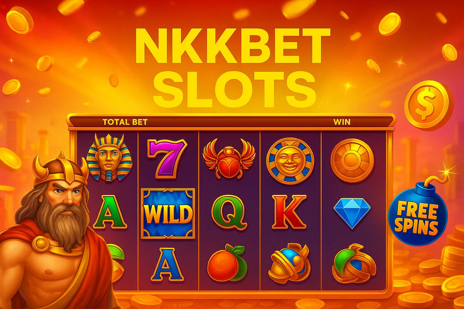 Explore o mundo das slot machines no NKKBET Casino